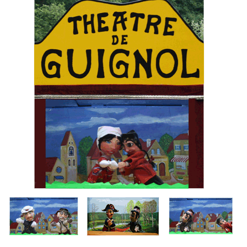 Décors Pour Théâtre De Marionnettes En Carton - 3 Scénarios Contes De Fées, 45x85.8cm, Enfants Dès 3 Ans